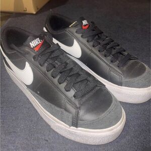 Nike Black and White Low-Top Sneakers
